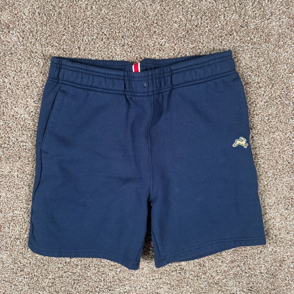 Tracksmith Trackhouse Post-Run Heavyweight Sweat Shorts Blue Mens Medium Gym